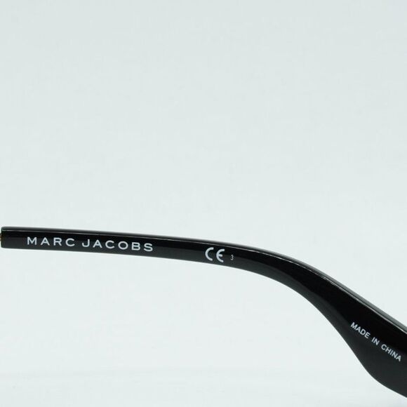 Marc Jacobs Gold Frame Sunglasses with Black Lenses
